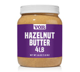 Vör Hazelnut Butter (4lb) | Single Ingredient | Vegan, Paleo and Keto-Friendly, Gluten-Free