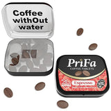 PriFa Sweet Espresso Coffee Tablets - Water-Free Instant Coffee, Sugar-Free, Sweetened with Stevia, Pocket-Sized, On-The-Go Caffeine Boost - 30mg