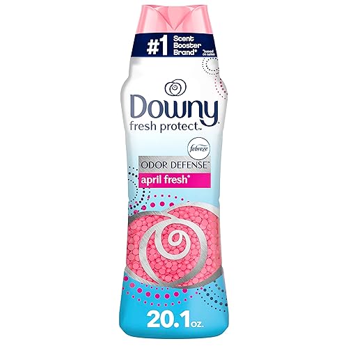 Downy Fresh Protect Laundry Scent Booster Beads for Washer with Febreze Odor Defense, April Fresh, 42 Loads, 20.1 oz