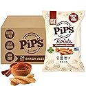Pip’s Heirloom Cinnamon Churro Twists - 1 oz Bags (24 pk) - Individually Wrapped Snack Packs Made With Heirloom Corn & Avocado Oil - Better For You
