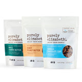 Purely Elizabeth, Superfood Snack Granola Variety Pack, Gluten-Free (3 Ct.) (Vanilla Chocolate Chip, Honey Peanut Butter, Maple Almond Butter)