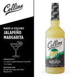 Collins Jalapeno Margarita Mix | Made With Real Jalapeno Puree and Lime, Lemon, and Orange Juice With Natural Flavors, Cocktail Recipe Ingredient