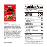 Samyang MEP Black Pepper Beef Ramen Spicy Korean Instant Noodle Soup ENHYPEN Pick Rich Bone Broth Quick Microwave Meal 3.88 oz (Pack of 4)