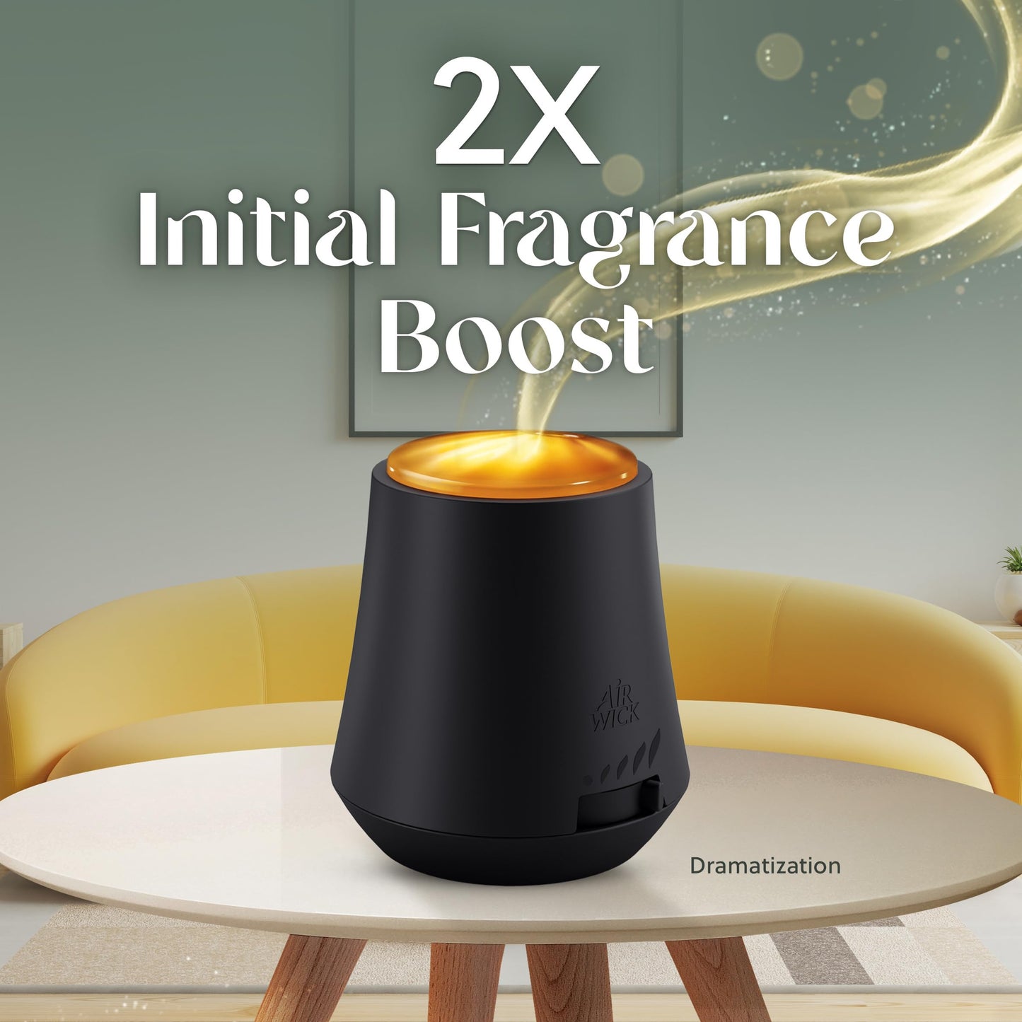 Air Wick Essential Mist Refill, 3ct, Brown Sugar & Vanilla, Fall Scent, Essential Oils, Air Freshener