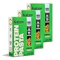Kaizen Lumache Protein Pasta, 20g Protein, Low Carb (6g Net Carbs), Keto-Friendly, Gluten-Free, Plant-Based Lupini Noodles, High Fiber, 8 Ounce, Pack