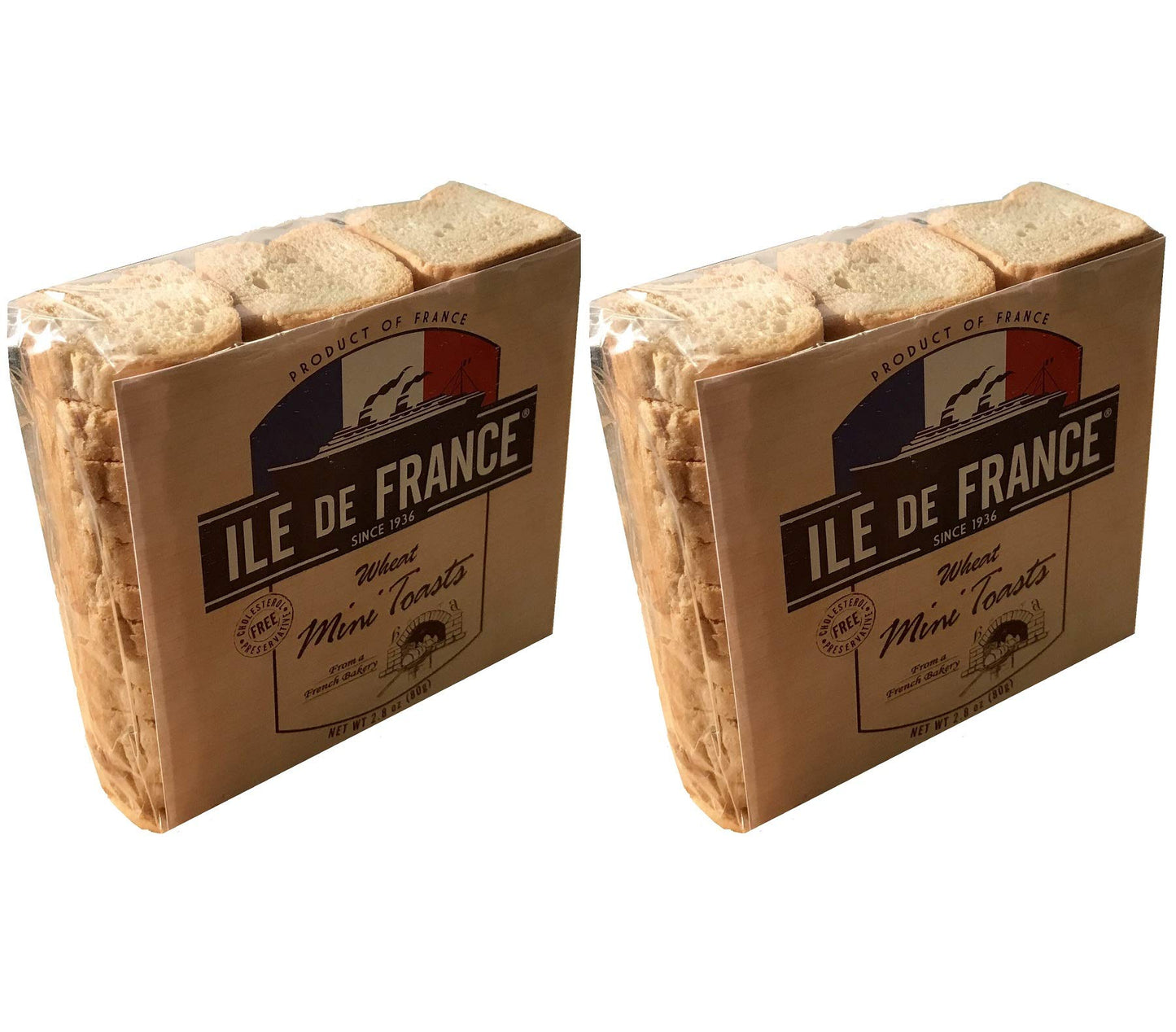 Ile De France Wheat Mini Toasts (Pack of 2)
