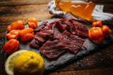 Glenwood Premium Beef Jerky Handcrafted Jerky, Honey Habanero 10 Ounce Bulk Jerky, Naturally Wood Smoked Jerky, Made in the USA, No MSG, Gluten-Free