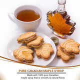 Turkey Hill Sugarbush 100% Pure Canadian Premium Maple Syrup Cream Filled Cookies - All-Natural Maple Leaf Shape Delicious Cookies, (2 Pack, Cream