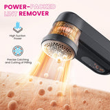 Fabric Shaver, Ziitty Lint Remover for Clothes, Type-C Rechargeable Lint Shaver with LCD Display & 6-Blade, Sweater Shavers to Remove Pilling?Fuzz