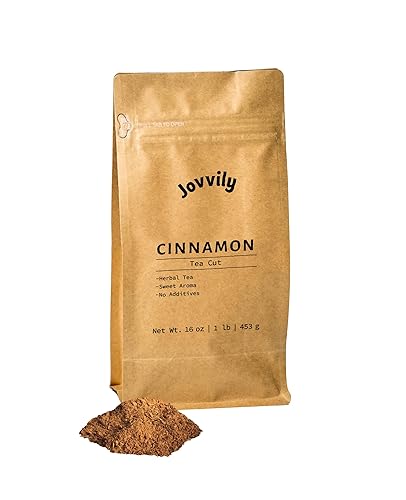 Jovvily Tea Cut Cinnamon - 1 lb - Herbal Tea - Sweet Aroma