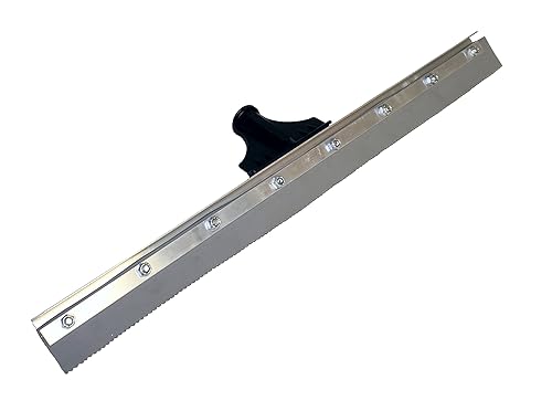 Midwest Rake 47175 24" Speed Squeegee, 1/8" Notch, Gray EPDM