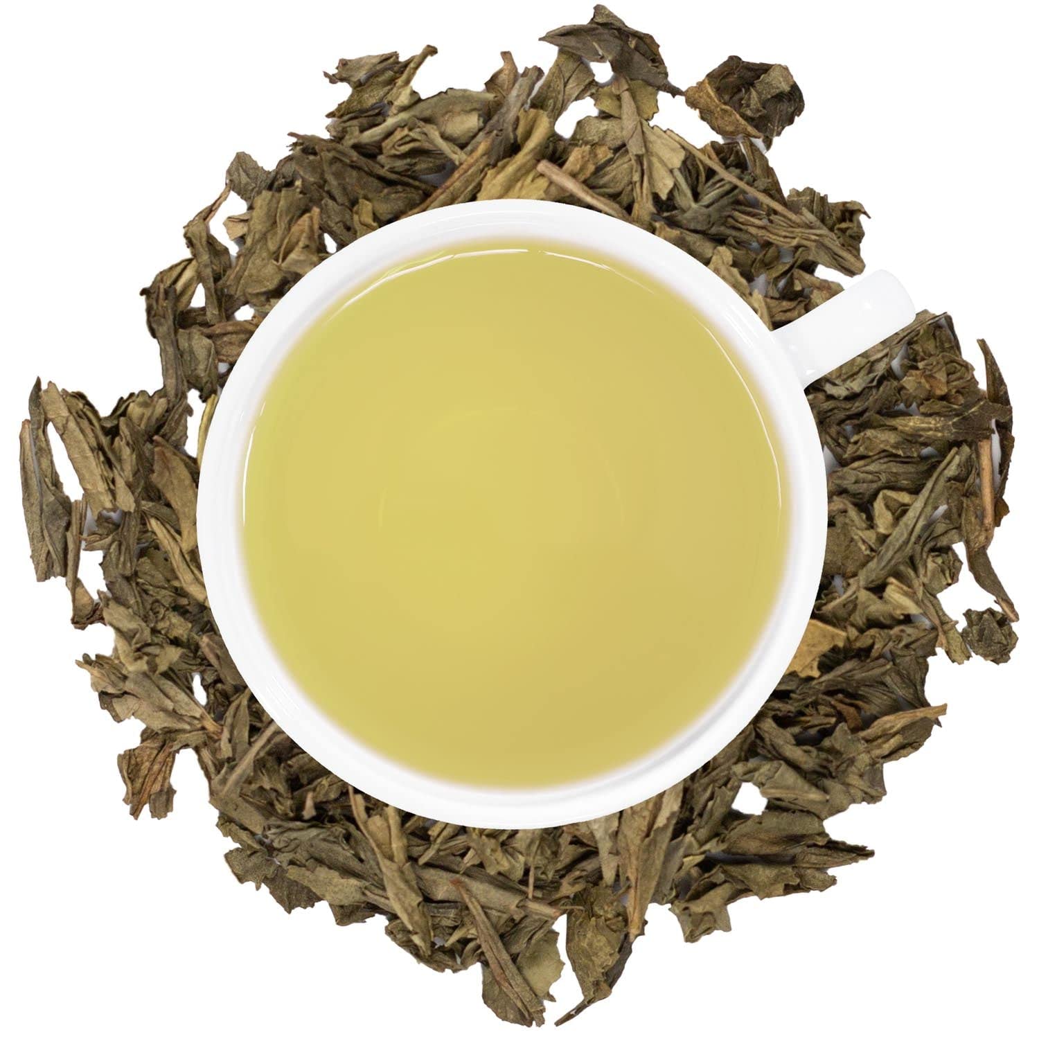 Organic Decaf Sencha Loose Leaf Tea - 1 oz Bag (Approx. 15 Servings) | Full Leaf Tea Co.