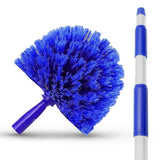 Cobweb Duster Extendable 18 Foot High Reach Ceiling Fan Duster | 3-Stage Aluminum Telescoping Pole | Medium Stiff Bristles | Long Handle Webster