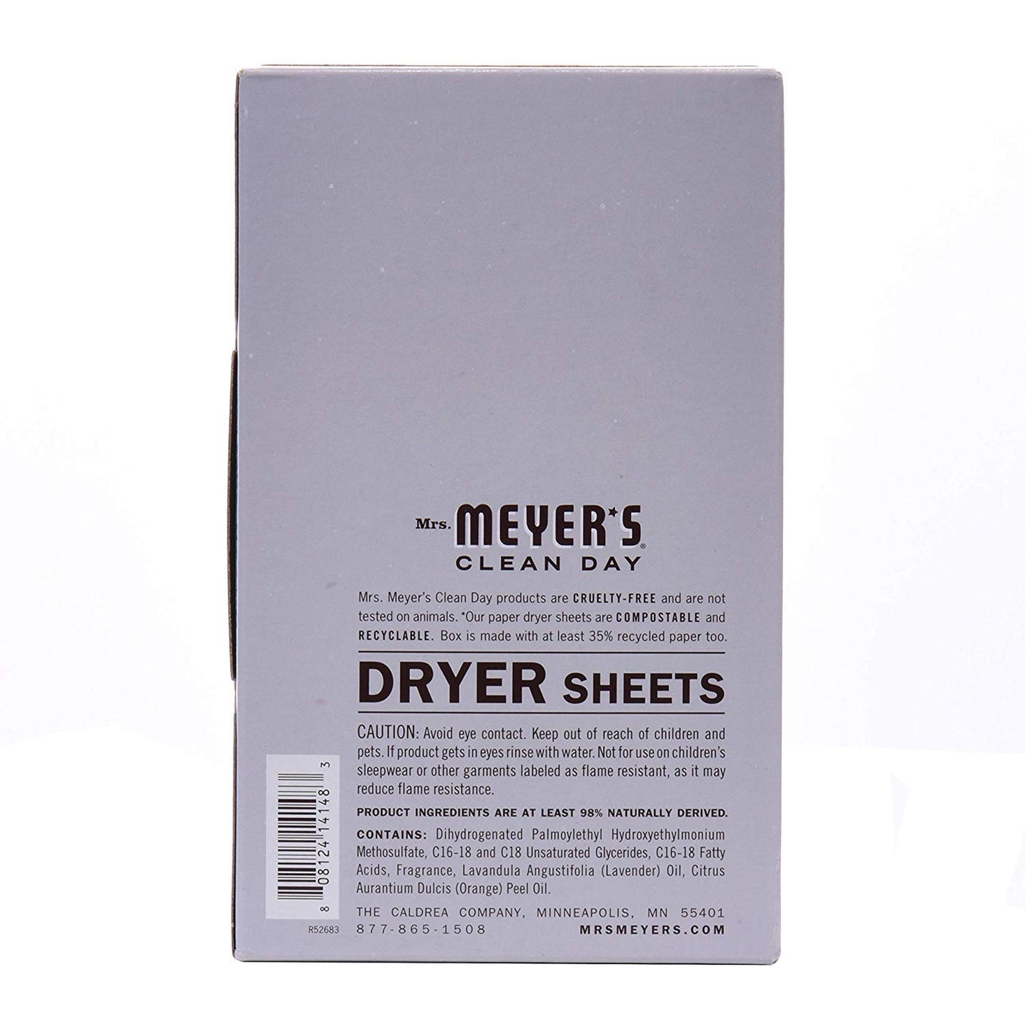 Mrs. Meyer's Clean Day Dryer Sheets (Lavender, 2 Pack, 160 Count)