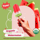 JonnyPops® Organic Watermelon Frozen Pops 8ct