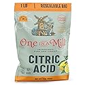 ONE IN A MILL Citric Acid Powder 1LB | Food Grade for Cooking, Baking, Canning, and Cheese Making | All-Natural Preservative & Flavor Enhancer | DIY