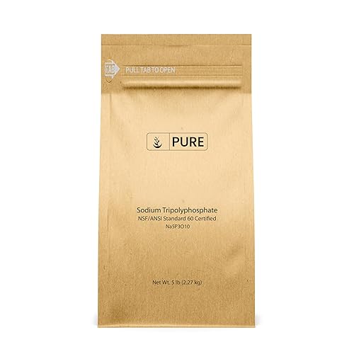 Pure Original Ingredients Sodium Tripolyphosphate Powerful Cleaning Agent, Water Softener, Laundry Additive (5 Pound)