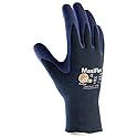 ATG 34-274/S Maxiflex Elite, 18G Blue Nylon, Nitrile Micro-Foam Grip Blue
