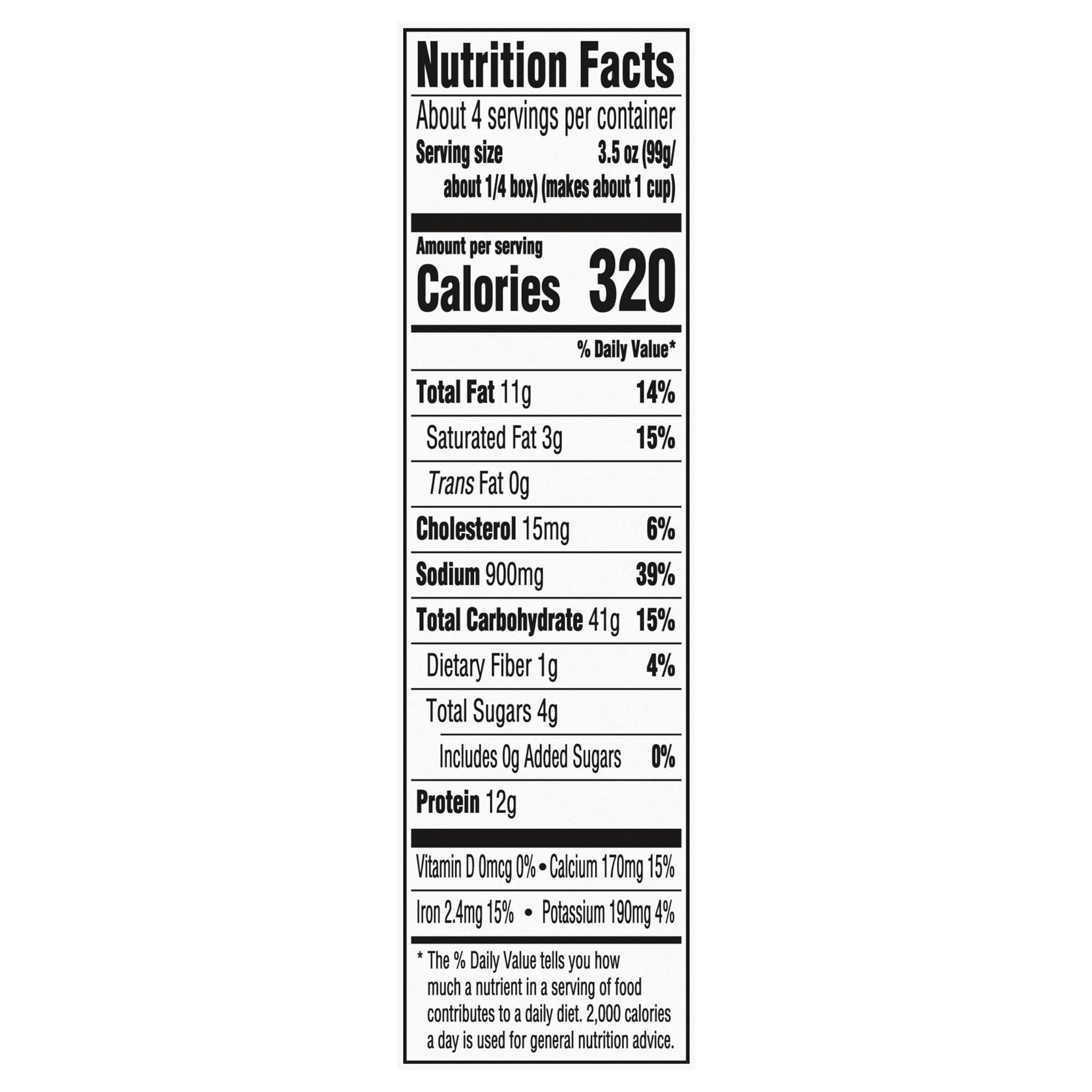 Kraft Deluxe Mac and Cheese, 1 Box, for Easy Dinner or Dinner Sides, Original Cheddar Cheese Flavor, No Artificial Dyes or Flavors, 14 oz