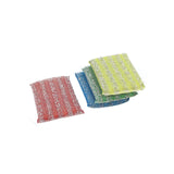 uxcell Sponge Kitchen Bowl Dish Pot Wash Scrub Cleaning Pads 4pcs Multicolor