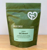 Great Circle Coffee - Organic, Fresh Whole Bean, Smooth Rich Taste, Specialty Dark Roast GC Heart Espresso Blend, Gourmet Beans, Sustainable, Single