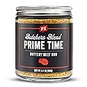 PS Seasoning Prime Time Butchers Blend - Buttery Garlic and Herb BBQ Seasoning & Beef Rub for Smoking, Grilling or Baking - Dry BBQ Rubs and Spices