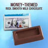Money Chocolate Bars, 4oz Bag of Money Themed Candy, Perfect Chocolate Dollar Bills for Party Favors, Piñatas, Classroom Rewards or Holiday Stockings