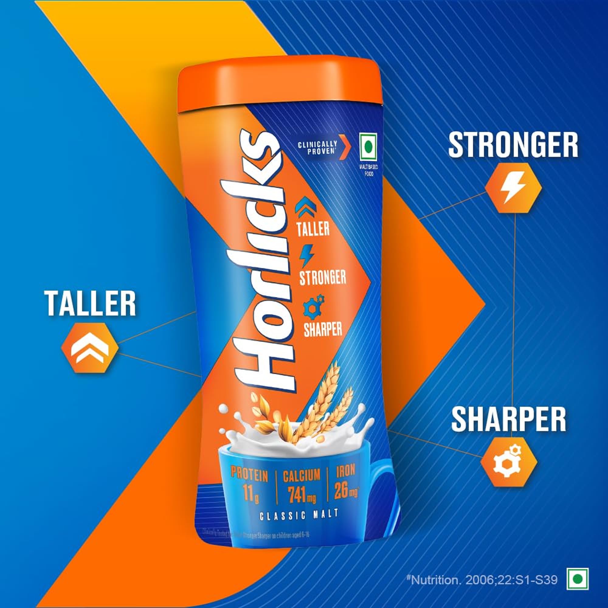 Horlicks Classic Malt Nutrition Drink for Kids - 1KG