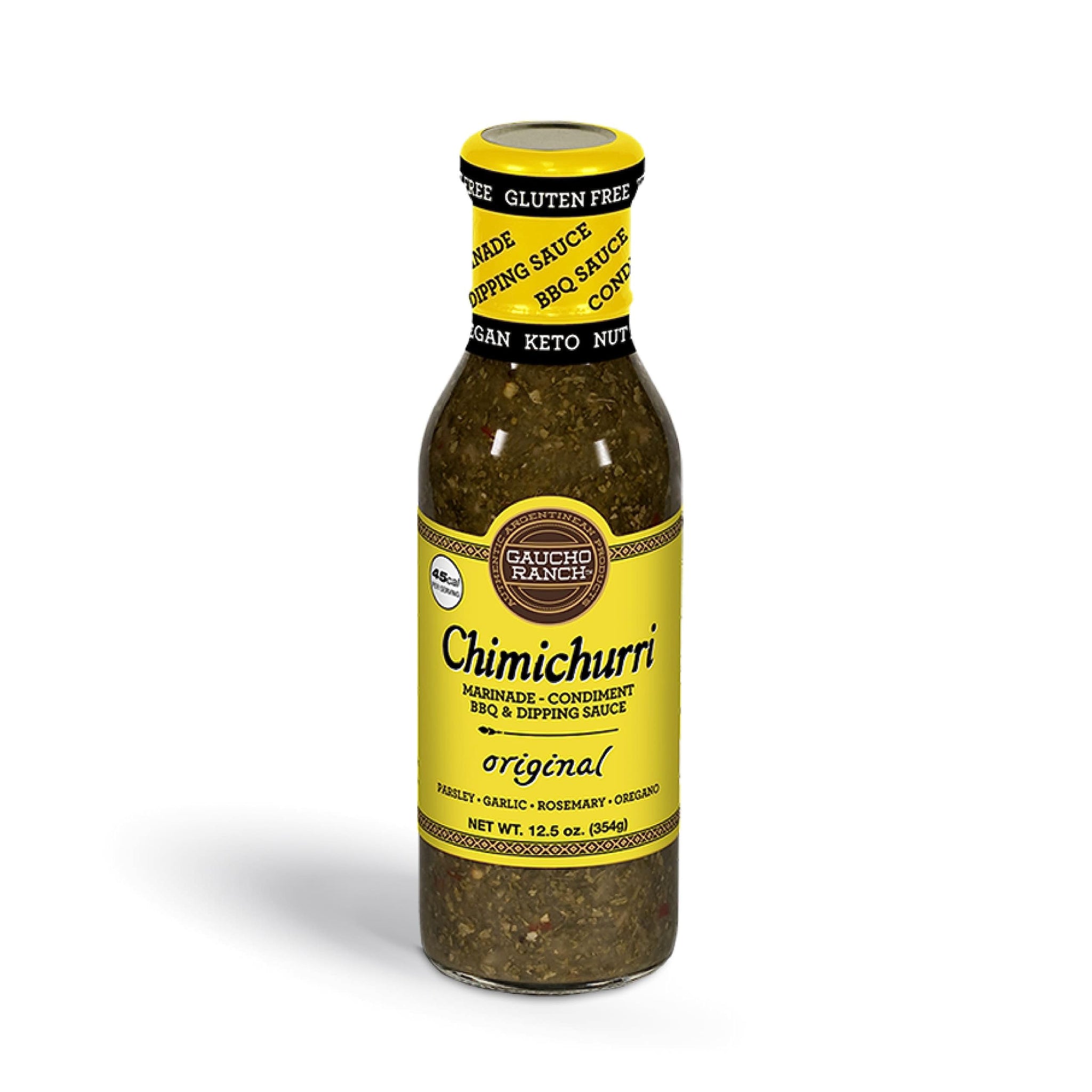 Gaucho Ranch Chimichurri Sauce Original Flavor | Chimichurri Seasoning Mix of Parsley, Garlic and Rosemary with Hints of Oregano | Adobo Sauce Gluten