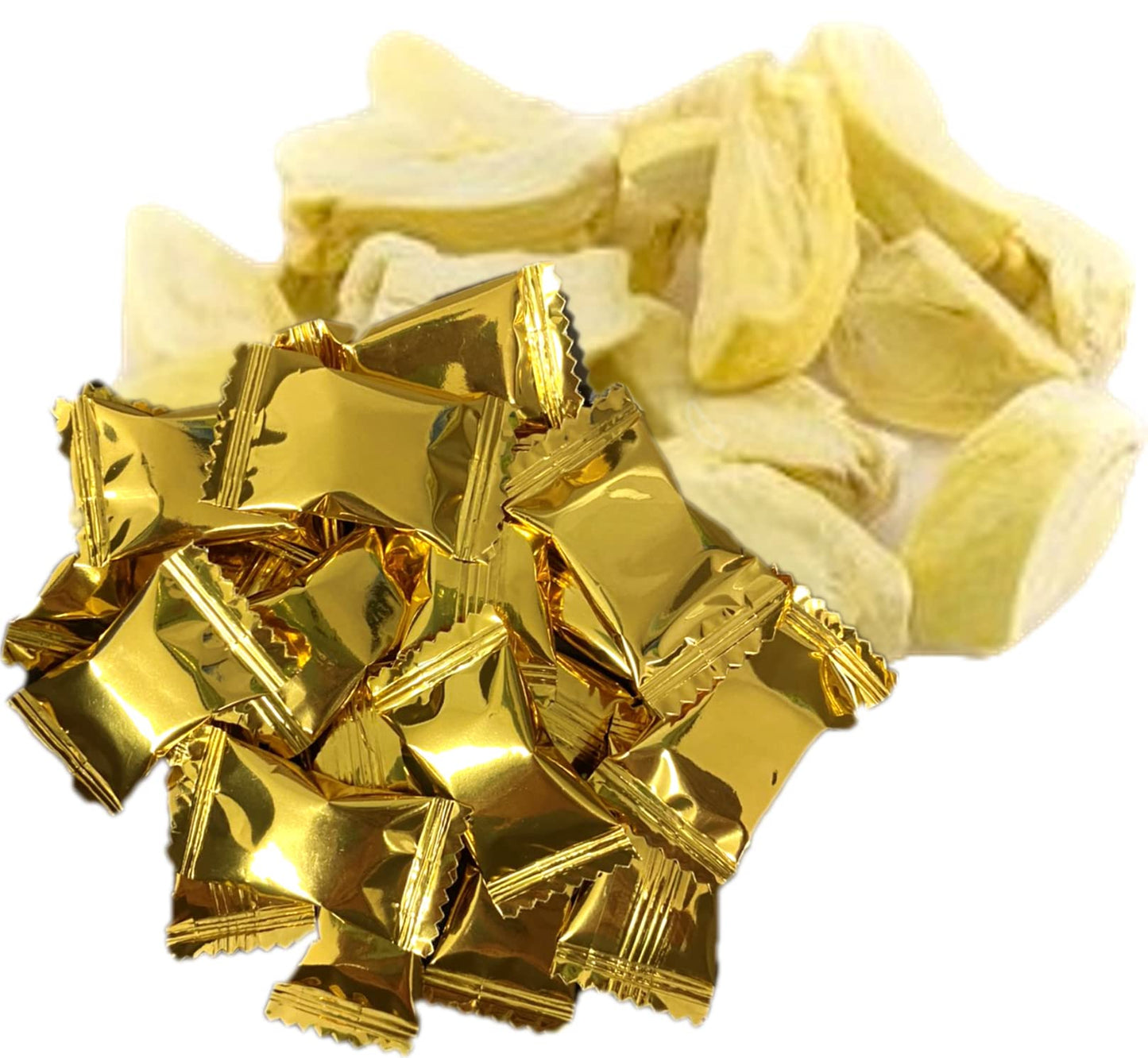 LUNGCHA DURIAN Toffee Flavors Fruit Candy, the product of Thailand 3.5 Oz (100 gram) (Durian)