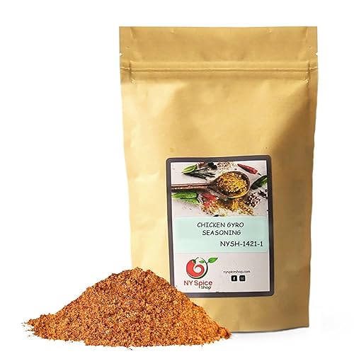 NY Spice Shop Chicken Gyro Greek Seasoning Blend - 1 Pound Greek Seasonings Spices for Cooking & Culinary - Savory Herb Mix With Fine Texture