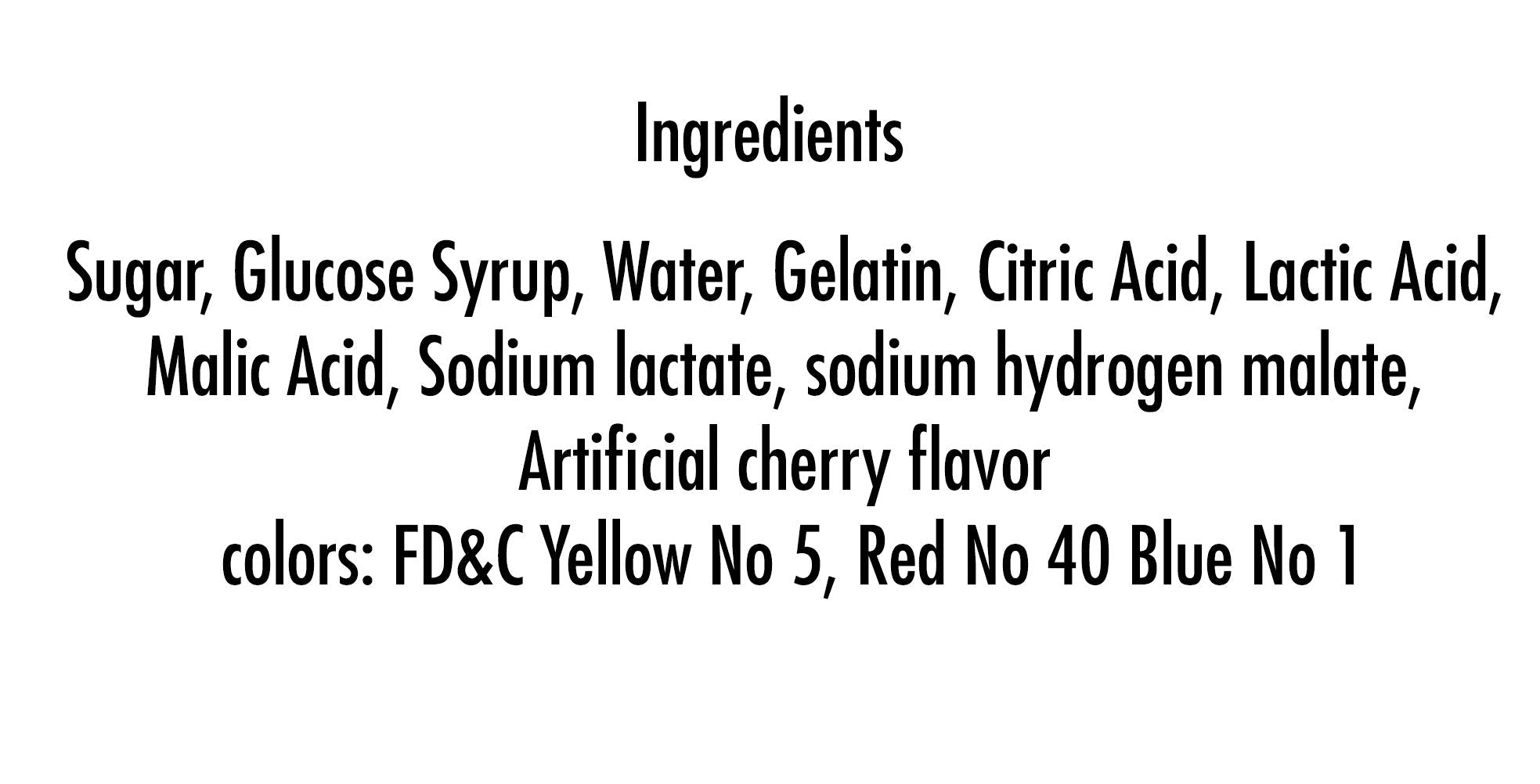 Sour Twin Cherries Gummy Candy 2.2 Pound