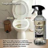 PARKER & BAILEY Tub & Tile Cleaner - Bathroom Cleaner Shower Cleaner Spray Tub Cleaner Soap Scum Remover for Shower Hard Water Stain Remover Household
