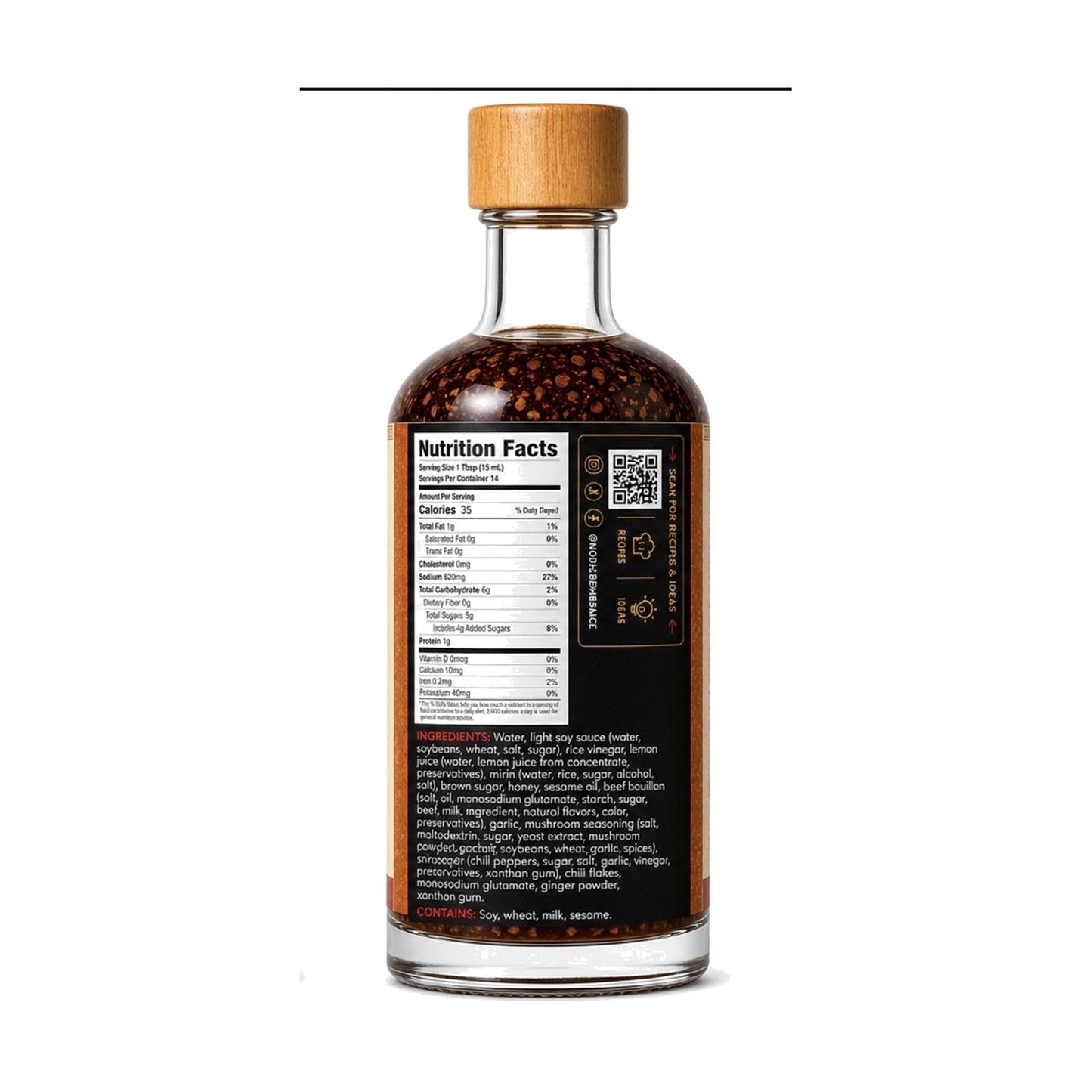 NoodleBomb Citrus Shoyu Premium Ramen Sauce, Bright Citrus and Deep Umami, Japanese-Style Finishing Sauce for Ramen, Rice Bowls, Dumplings