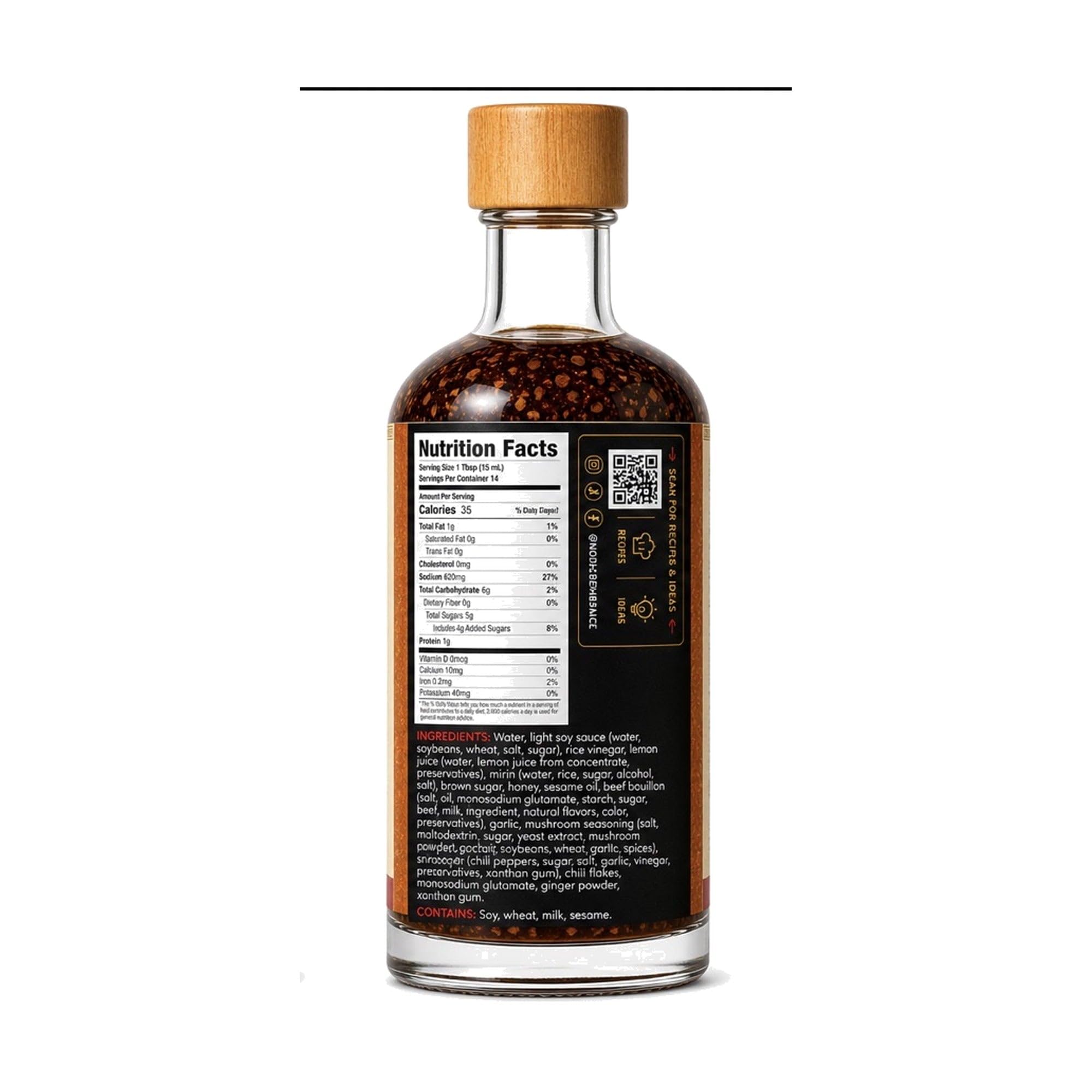 NoodleBomb Citrus Shoyu Premium Ramen Sauce, Bright Citrus and Deep Umami, Japanese-Style Finishing Sauce for Ramen, Rice Bowls, Dumplings