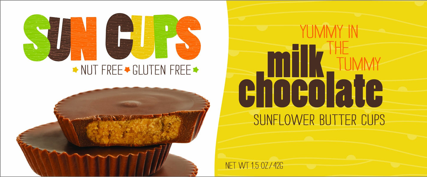 Sun Cups, Sunflower Butter with Milk Chocolate, 1.5-Ounce Packages (Pack of 20)