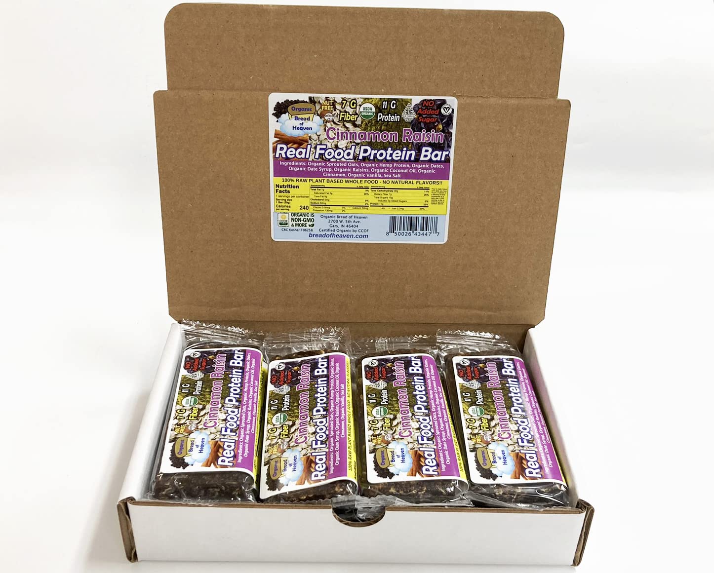 Real Food Protein Bars - Cinnamon Raisin