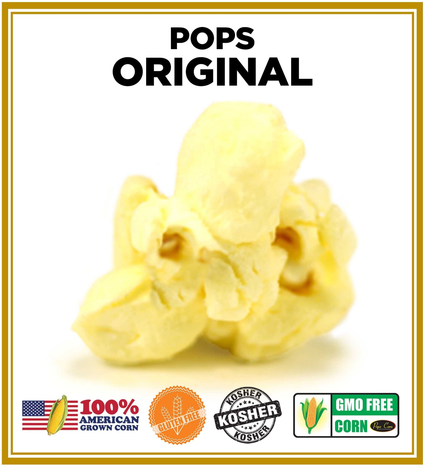 Fresh Gourmet Popcorn Bulk Bag - 5.6 lbs (90 oz / 300 Cups) Movie Theater Style Butter Flavor, XL Party & Event Popcorn for Buffets, Bars, and Favors