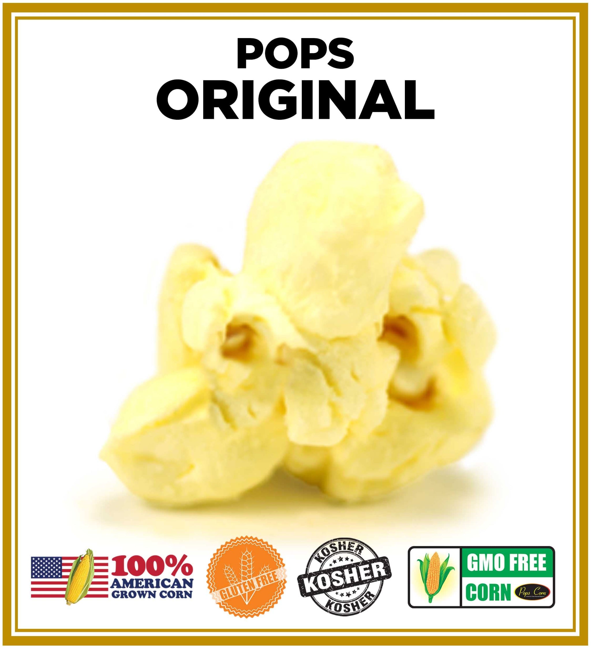 Fresh Gourmet Popcorn Bulk Bag - 5.6 lbs (90 oz / 300 Cups) Movie Theater Style Butter Flavor, XL Party & Event Popcorn for Buffets, Bars, and Favors