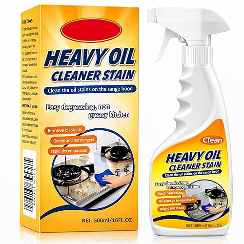 TIEDXIOY Heavy-Duty Degreaser, Stainless Steel Cleaner, Kitchen Appliances Cleaning Spray Remove Oil Dirt, Grime, and Grease for Oven, Microwave