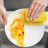 Kitchen by Scrub- it - Non-Scratch Microfiber Sponge for Multi-Purpose Scrub Sponges Along with Heavy Duty Scouring Power - Effortless Cleaning