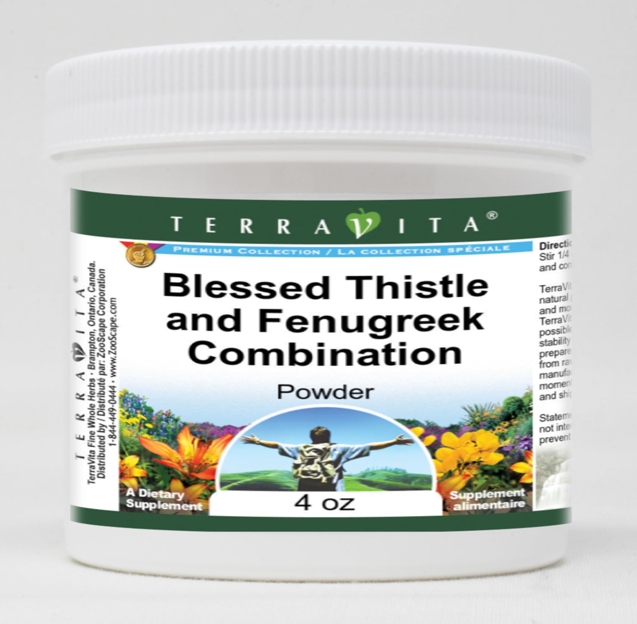 Blessed Thistle and Fenugreek Combination Powder (4 oz, ZIN: 513811) - 3 Pack
