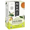 Numi Organic Ginger Lemon Decaf Tea, 96 Green Tea Bags with Ginger Root and Lemongrass