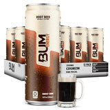 BUM Sugar-Free Energy Drink, Root Beer - Lightly Carbonated & No Artificial Colors, Natural Caffeine & Citicoline for Energy & Focus, Brain Boost