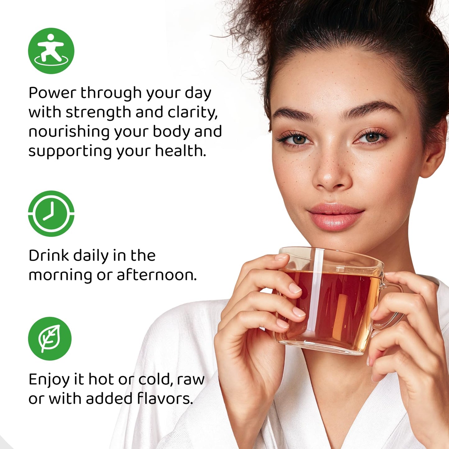 Yerba Mate Instant Tea - Boost Energy, Focus, Immunity & Cardio Health with Pure Organic Consentrated Extract - No Added Flavors or Sugars 120g (up