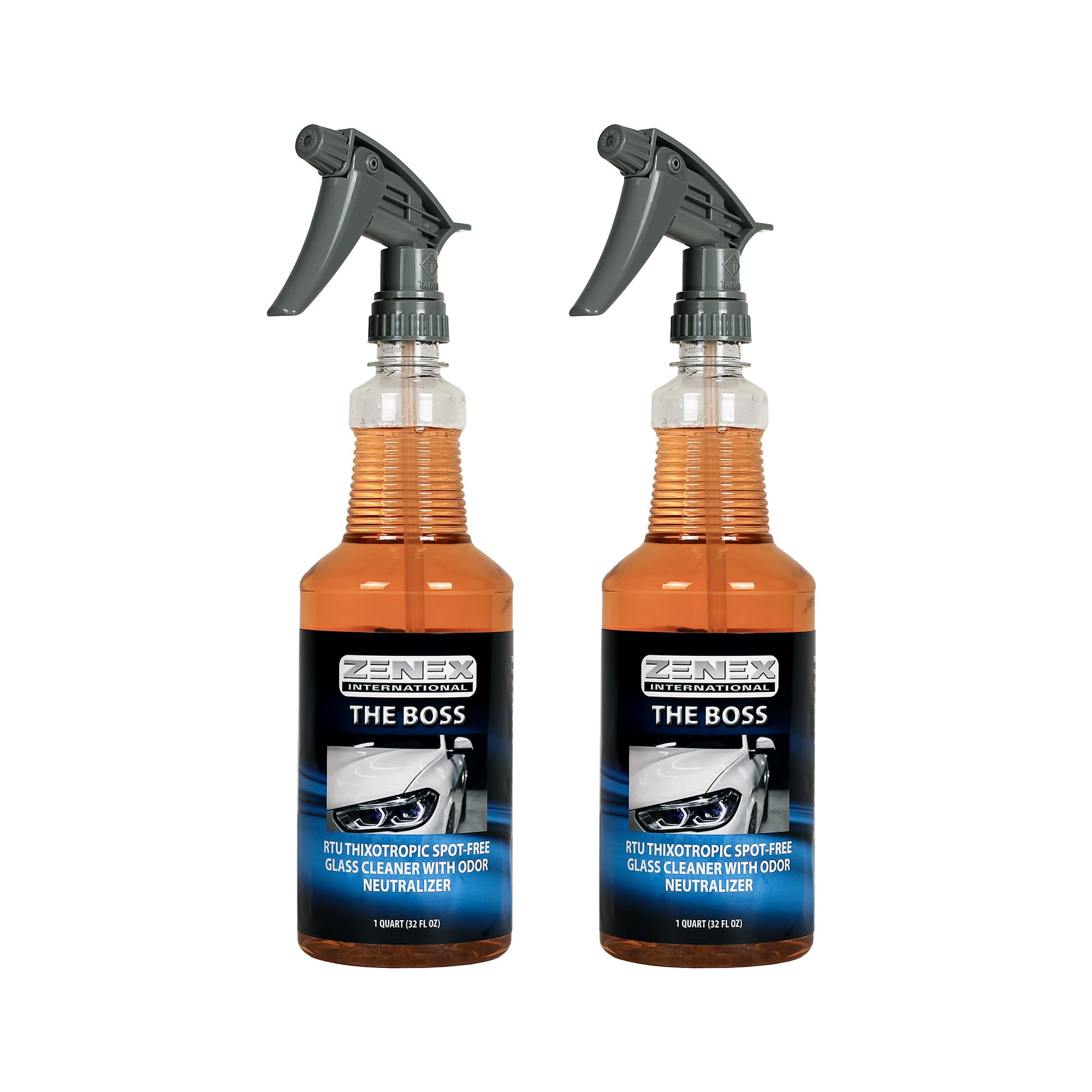 Zenex The Boss Glass Cleaner - Professional-grade Glass Cleaner | Removes Grime from Glass Surfaces - Mirrors, Windows, & More | Not For Tinted Glass