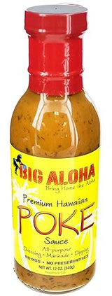 Big Aloha Premium Hawaiian Poke Sauce, 12 oz
