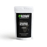 Asami Rwandan Black Tea 100g | Premium Organic Loose Leaf Black Tea | High Caffeine African Breakfast Pure Leaf Teas with Rich Malty & Smooth Honey
