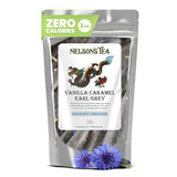Nelson's Tea - Vanilla Caramel Earl Grey Loose Leaf Tea- Blend of Black Tea, Oolong, Cornflower Petals, and Natural Flavors- Tea or Dessert Smoothness