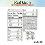 Fit & Lean Meal Shake Meal Replacement with Protein, Fiber, Probiotics and Organic Fruits & Vegetables, Chocolate Peanut Butter Pie, 1lb, 10 Servings